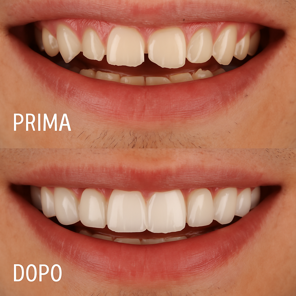 faccette dentali prima e dopo faccette dentali prima e dopo